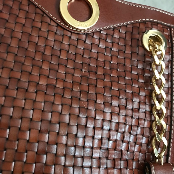 Bally Leather Woven Bag - Picture 6 of 8